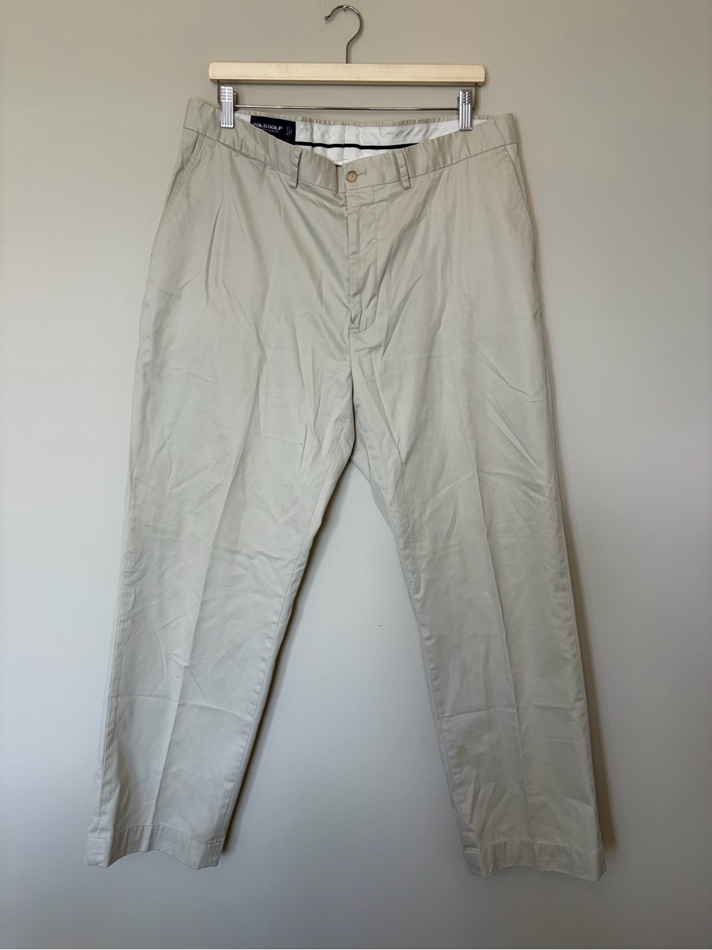 Polo by Ralph Lauren Light Beige Cotton golf  Pants 38/30